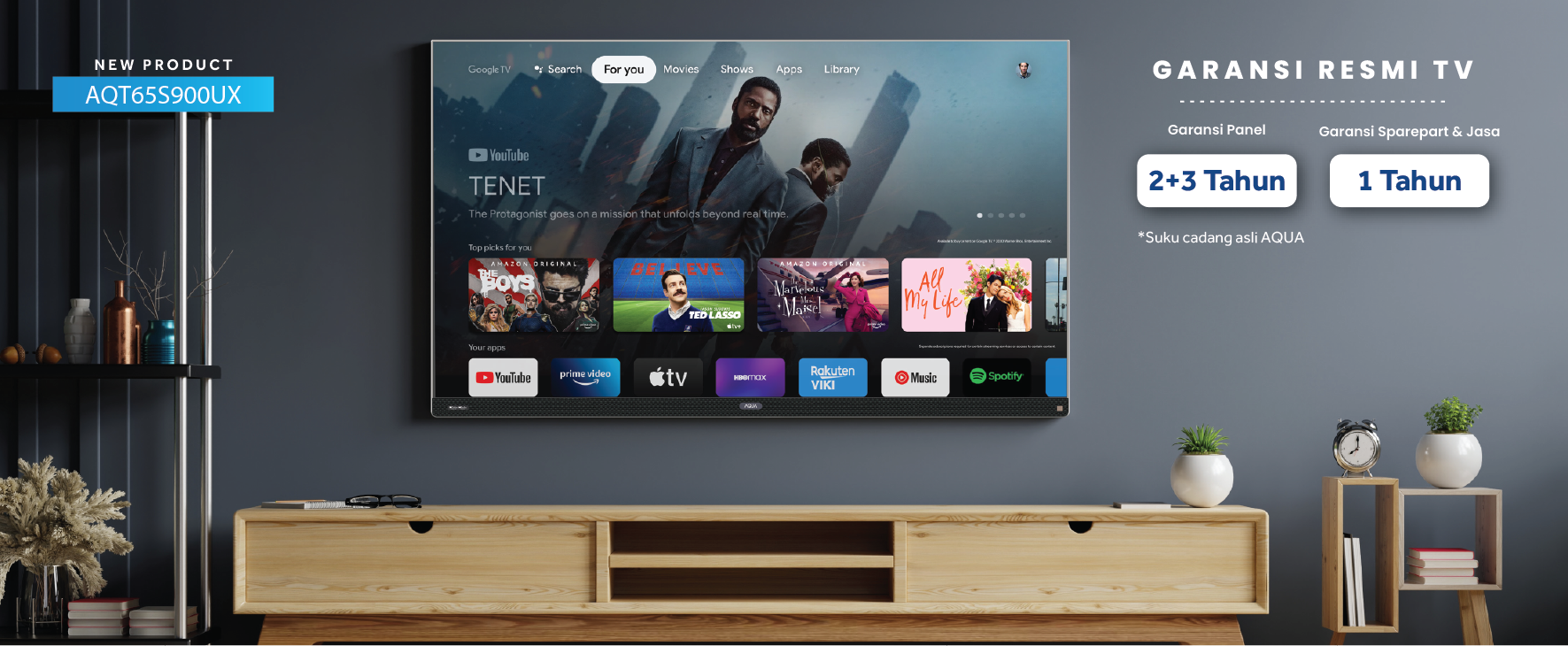 Smart TV AQUA Elektronik AQT65S900UX